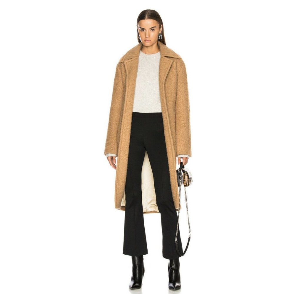 Helmut Lang Rib Leggings Pants Black Pull On Ankle Zip Blogger S NWT $370 - Picture 5 of 12